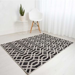 Balletto 18FA Anthra Light Grey Geometric Modern Rug by Ultimate Rug