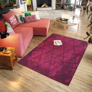260 Fine Lines Berry Rug by Tom Tailor