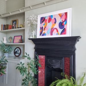 Lucy Donovan Art The Delphi Print Abstract Frame Collection