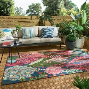 Acropora 442202 Brazilian Rosewood Tree Canopy Outdoor Rug by Harlequin