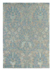 Autumn Flowers 27508 Eggshell Hand Tufted Wool Rug by Morris & CO.
