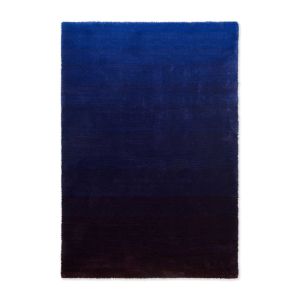 Brink & Campman Shade low 010118 Blue Plain Luxurious  Wool Rug