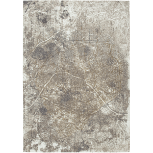Cities Paris Space Trip 9322 Abstract Rug by Louis De Poortere