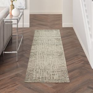 Colorado CLR03 Ivory Multicolored Wool Runner by Nourison