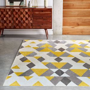 Colt CL18 Pyramid Mustard Rug by Asiatic