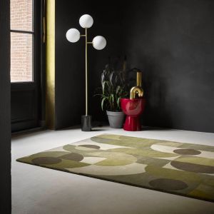 Decor Cosmo Greens 095207 Abstract Rug by Brink & Campman