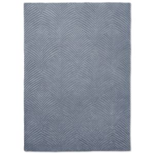 Folia 38904 Cool Grey Hand Tufted Wool Rug by Wedgwood