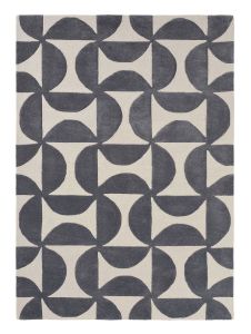 Forma 26205 Liquorice Hand Tufted Wool Rug by Scion