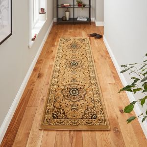 Heritage 4400 Beige Traditional Runner By Think Rugs