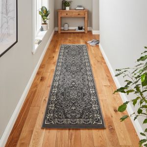 Heritage 4400 Silver Traditional Runner By Think Rugs