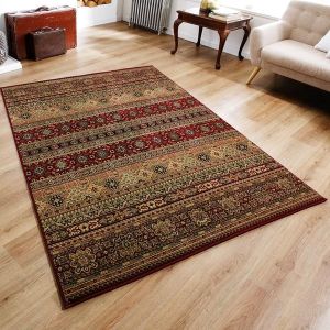 Kendra 135 R Red/Rust Traditional Rug by Oriental Weavers