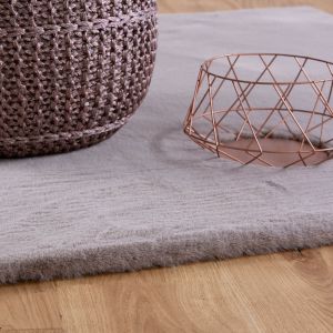 Lambada LAM 835 Taupe Shaggy Rug by Obsession