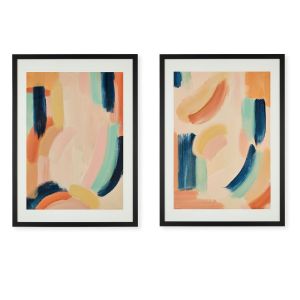 Lucy Donovan Art The Rachael Duo Print Abstract Black Frame