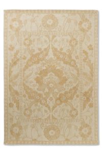 Newborough 081606 Pale Gold Traditional Rug by Laura Ashley