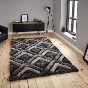 Noble House NH8199 Grey Rug by Think Rugs