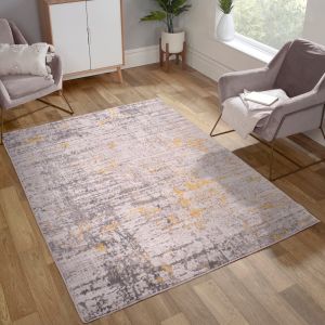 Odyssey Earth Gold Abstract Rug by Rug Style