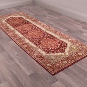 Orient 2529 Red Traditional Runner by Ultimate Rug