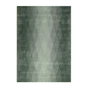 Pentle Jade Grey Wool Rug by William Yeoward