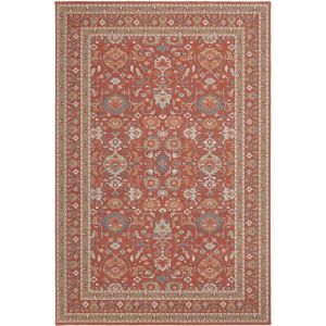 Phoenix 47726 LA300 Red Traditional Bordered Wool Rug By Mastercraft