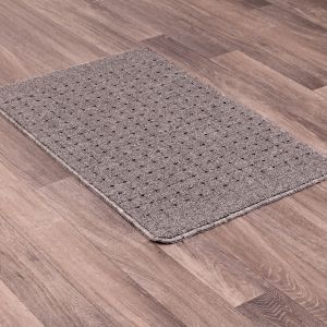 Pin Dot Grey Washable Mat by Rug Style