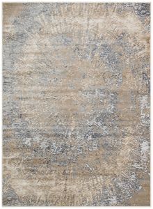 Pollo POL109 Grey Taupe Abstract Rug by Concept Looms