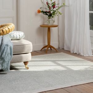 Silchester 081107 Pale Sage Handmade Rug by Laura Ashley