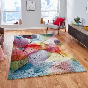 Sunrise 22368 Multi Nature Print Rug by Think Rugs