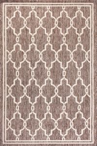 Terrace Spanish Tile Taupe/Natural Outdoor Rug by Rug Style
