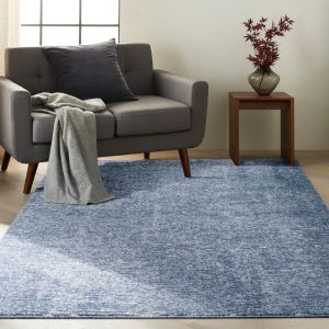 Tidal CK90 Blue Abstract Rug by Calvin Klein