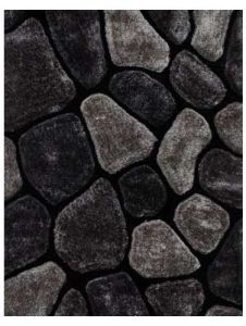Noble House NH-5858 Black/Grey Rug by Think Rugs 1