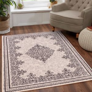 Traditional Poly Douglas Cream Rug by Rug Style