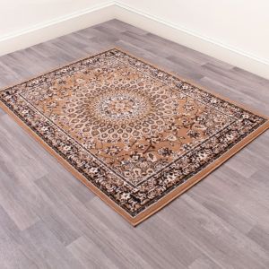 Traditional Poly Mosaic Gold Rug by Rug Style