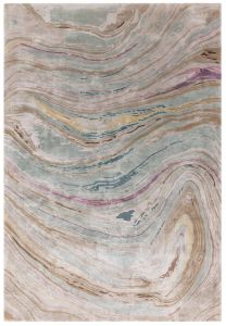 Tuscany Abalone Marble Abstract Rug  by Katherine Carnaby