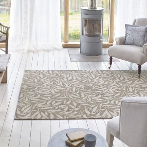 Willow Bough 28304 Mole Hand Tufted Wool Rug by Morris & CO.