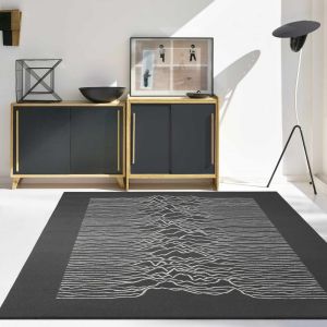Woodstock 032 - 00013364 Black Abstract Rug by Mastercraft