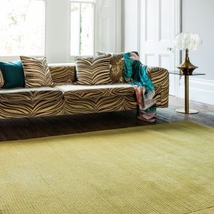 York Yellow Wool Rug by Asiatic