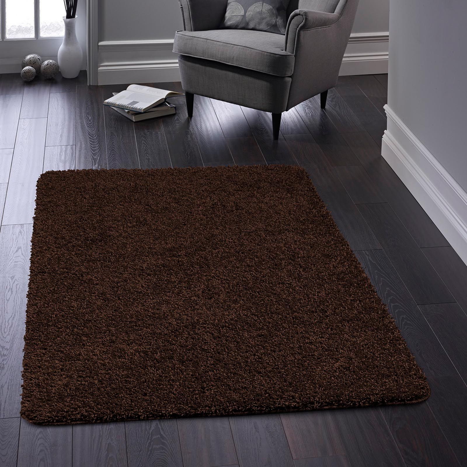 Buddy Washable Rug Shaggy Quick Dry Easy Care Rug 67x 200cm Charcoal Runner 